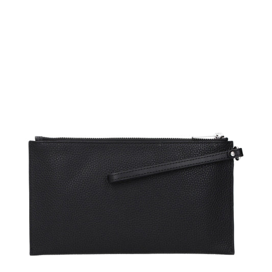 Michael Kors Black Leather Clutch Bag - ClickThatClicks 
