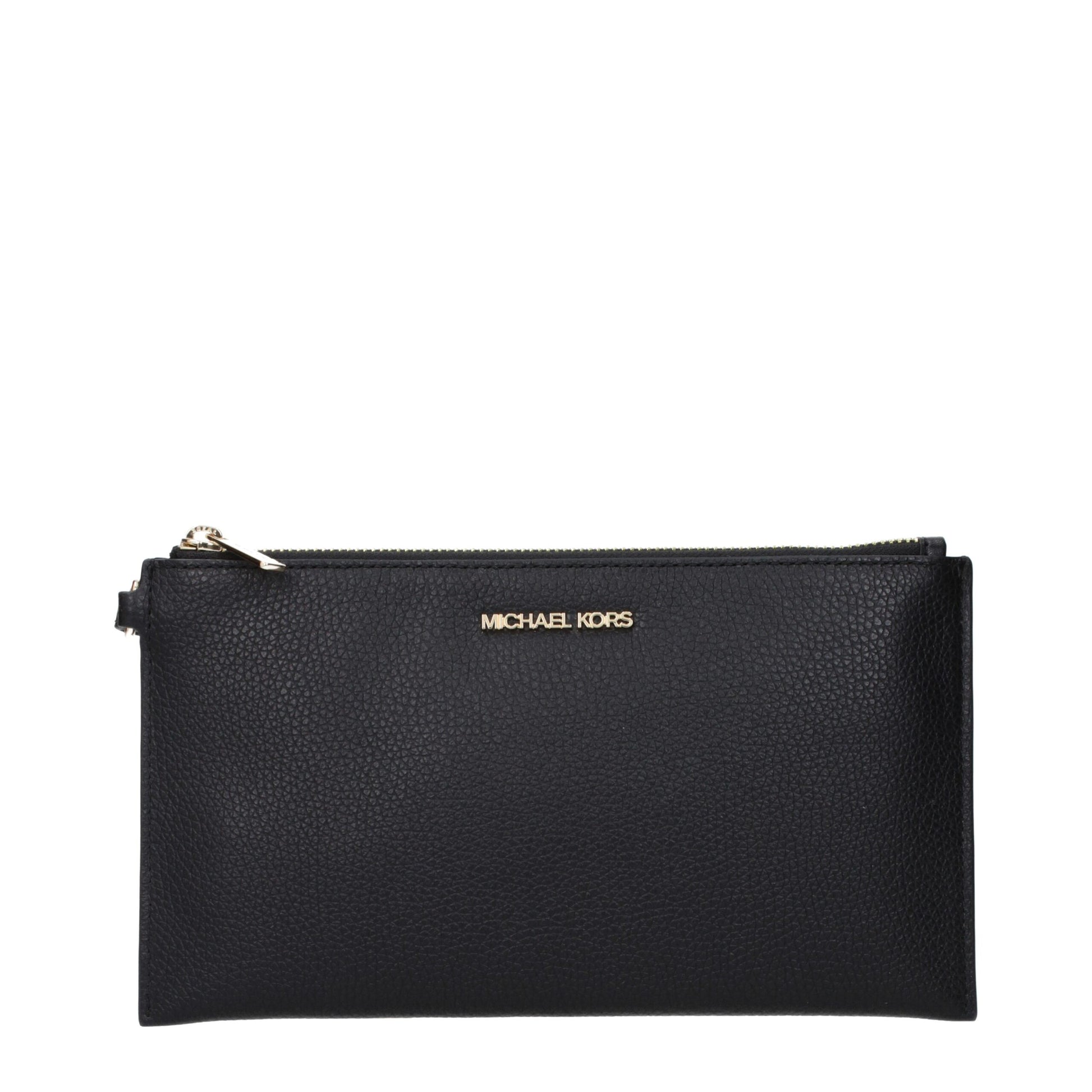 Michael Kors Black Leather Clutch Bag - ClickThatClicks 