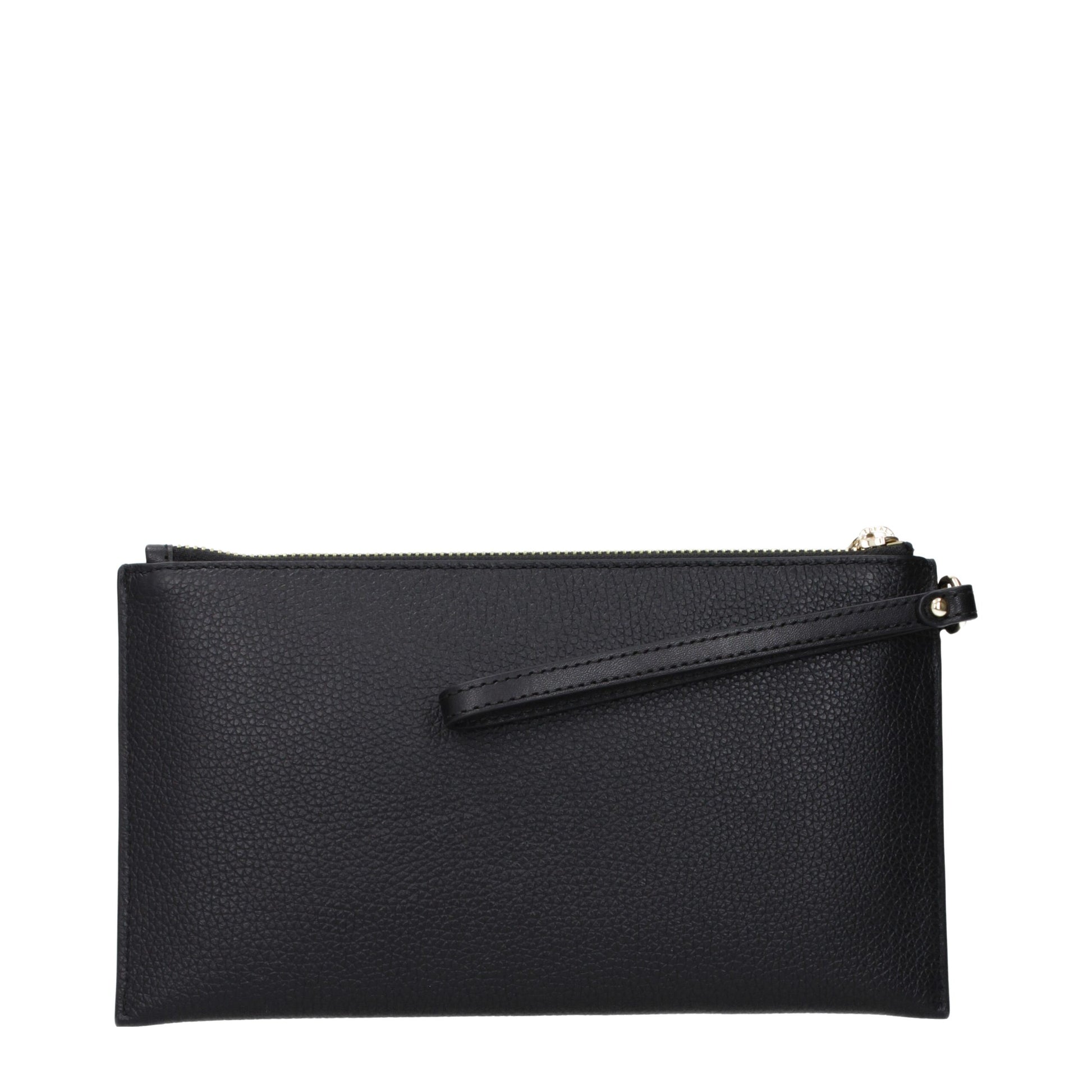 Michael Kors Black Leather Clutch Bag - ClickThatClicks 