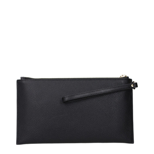Michael Kors Black Leather Clutch Bag - ClickThatClicks 