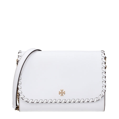 Tory Burch White Leather Clutch Bag - ClickThatClicks 