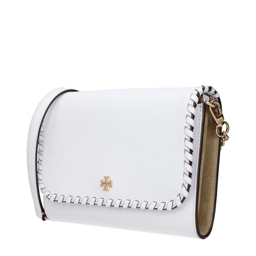 Tory Burch White Leather Clutch Bag - ClickThatClicks 