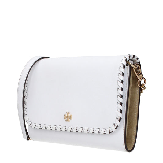 Tory Burch White Leather Clutch Bag - ClickThatClicks 