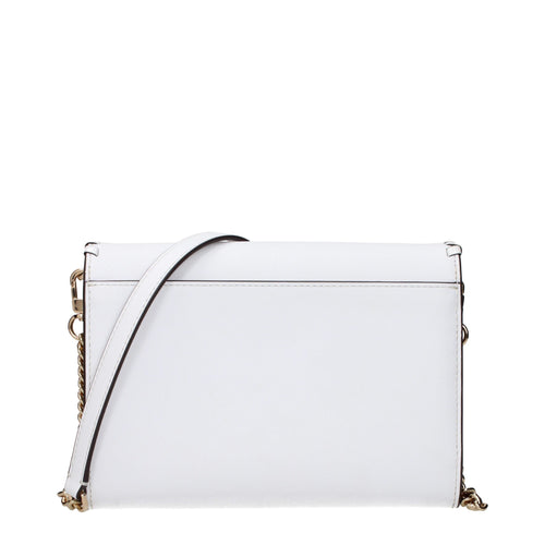 Tory Burch White Leather Clutch Bag - ClickThatClicks 