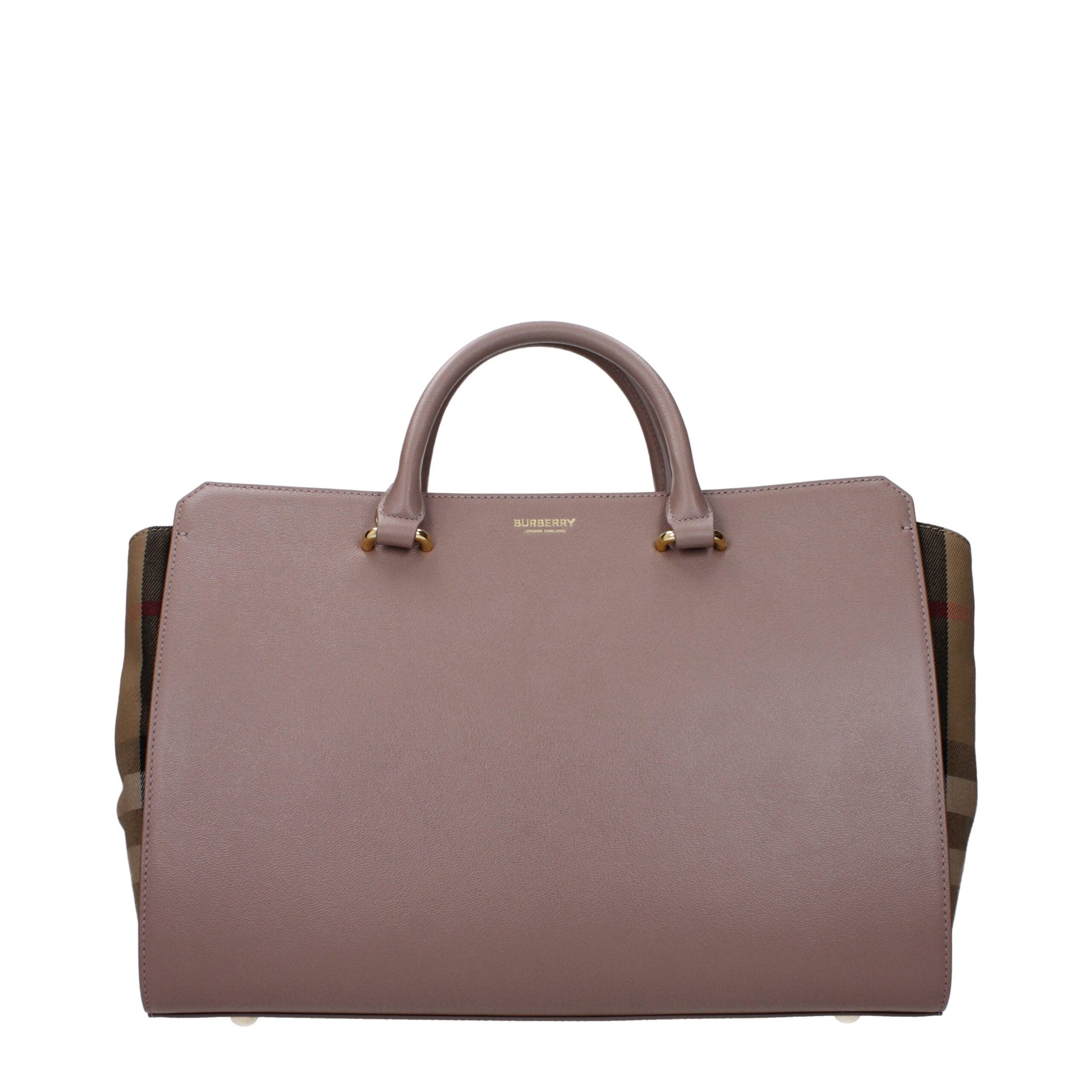 Burberry Gray Leather Handbag - ClickThatClicks 