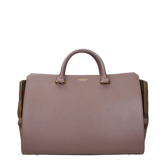 Burberry Gray Leather Handbag - ClickThatClicks 