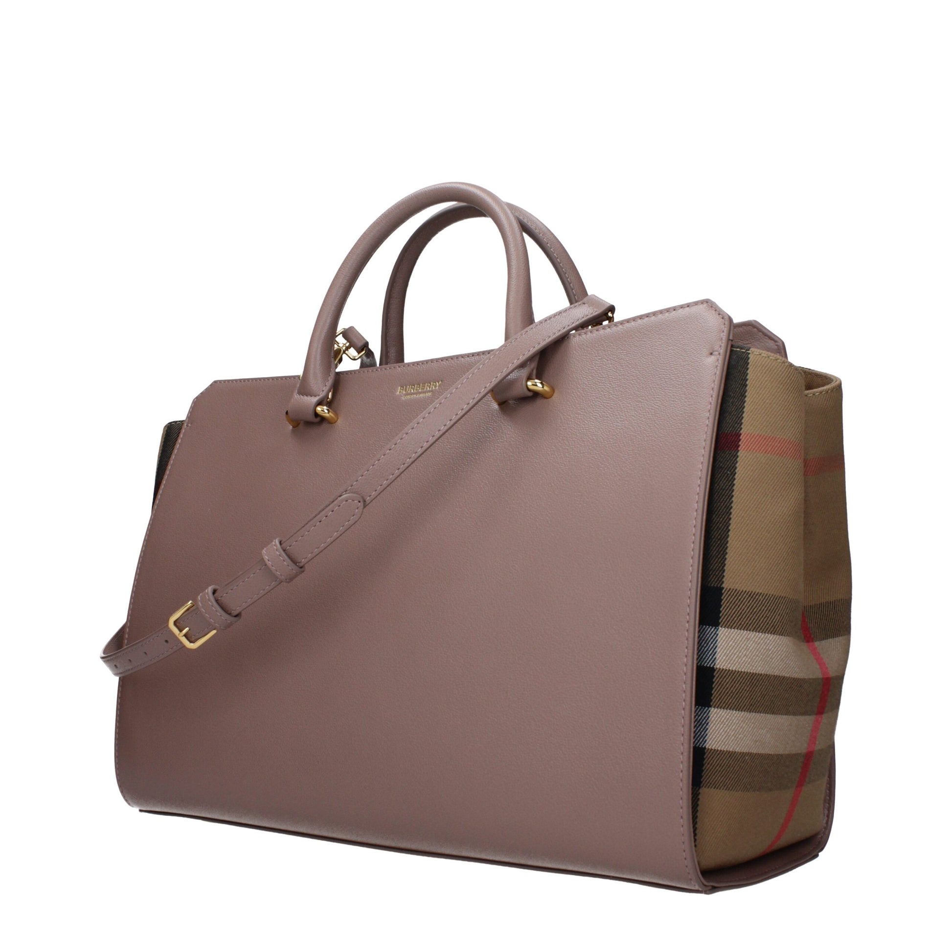 Burberry Gray Leather Handbag - ClickThatClicks 