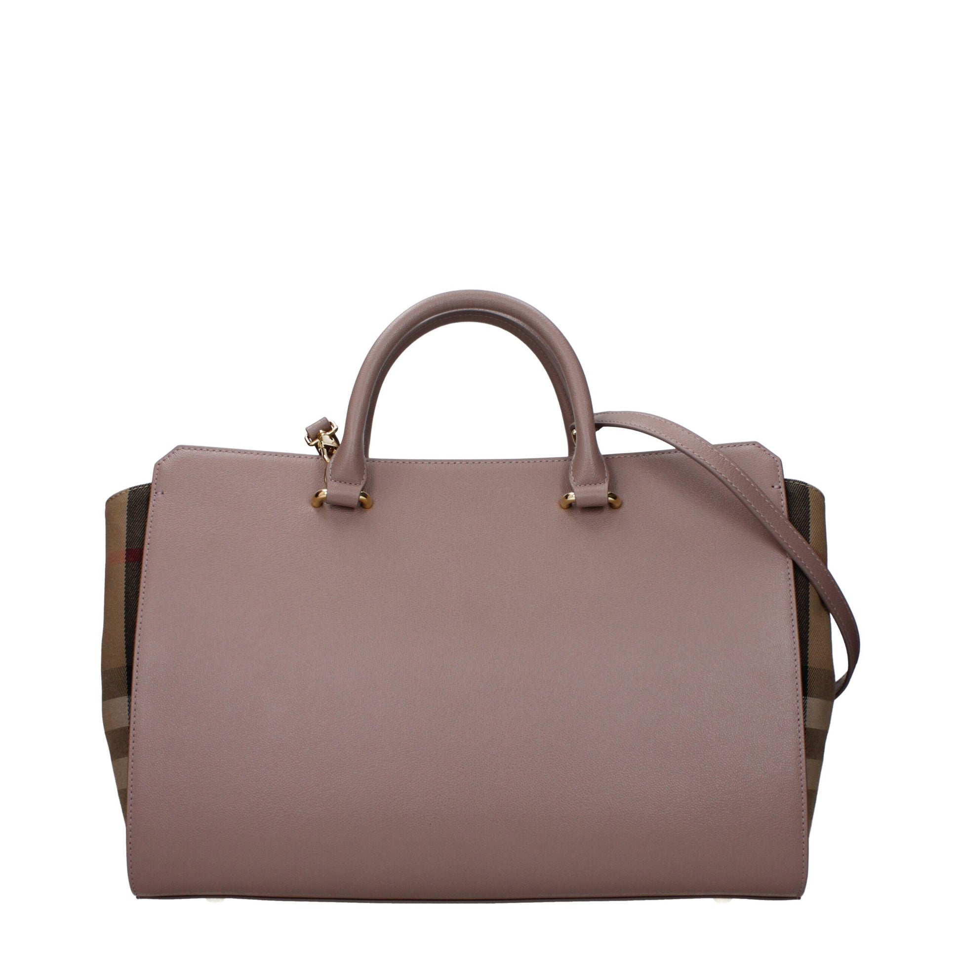 Burberry Gray Leather Handbag - ClickThatClicks 