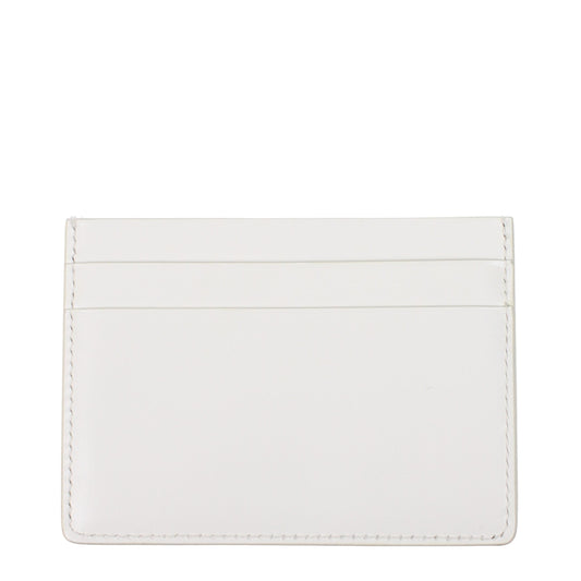 Jil Sander White Leather Cardholder - ClickThatClicks 
