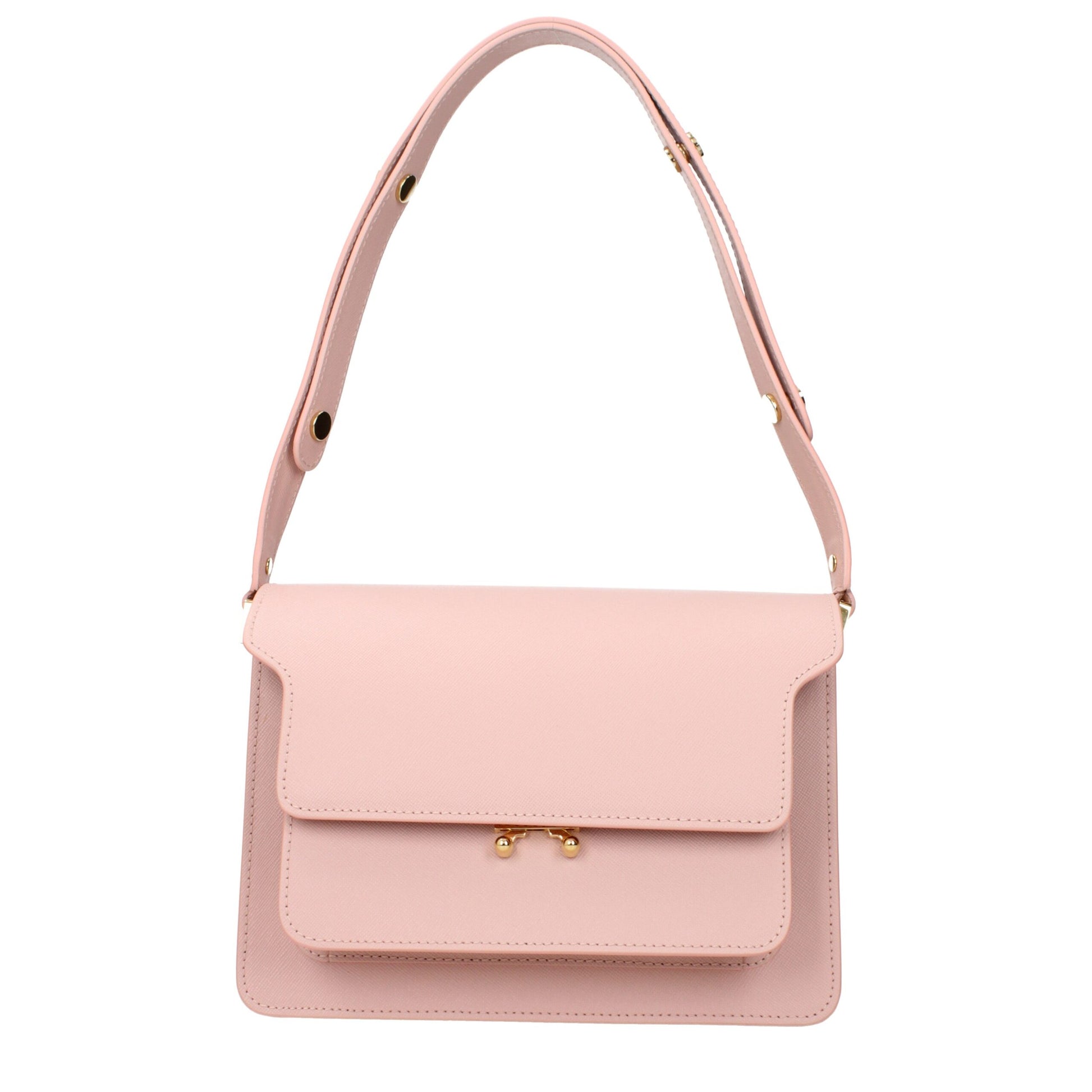 Marni Pink Leather Shoulder Bag - ClickThatClicks 