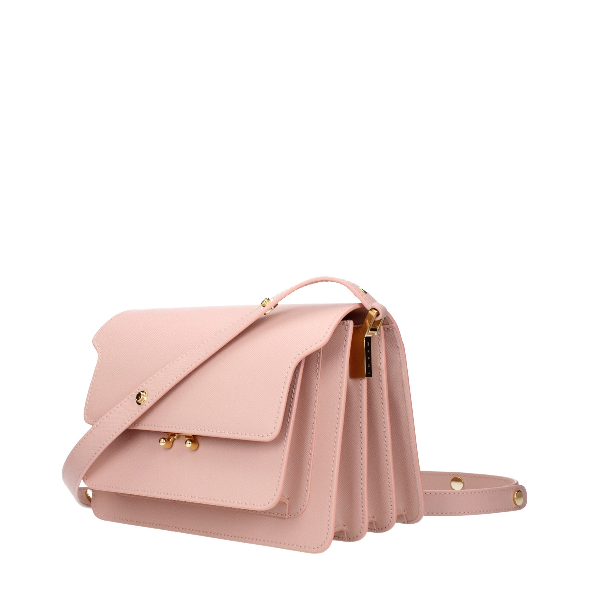 Marni Pink Leather Shoulder Bag - ClickThatClicks 