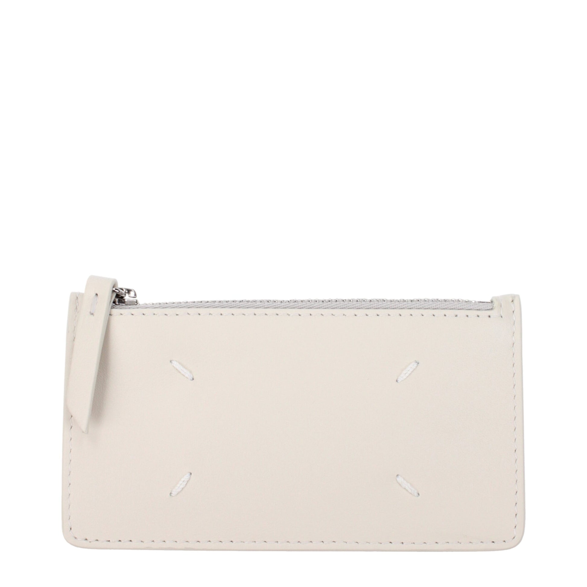 Maison Margiela Beige Leather Wallet - ClickThatClicks 