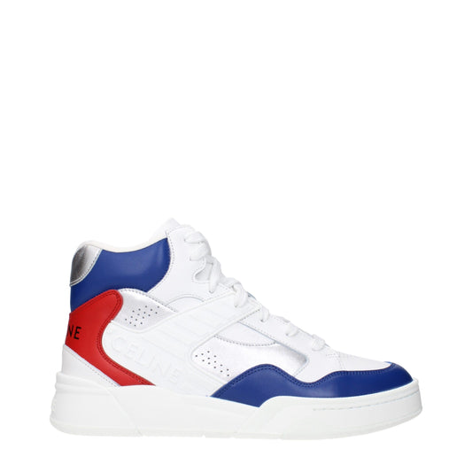 Celine White Leather Athletic Sneakers - ClickThatClicks 