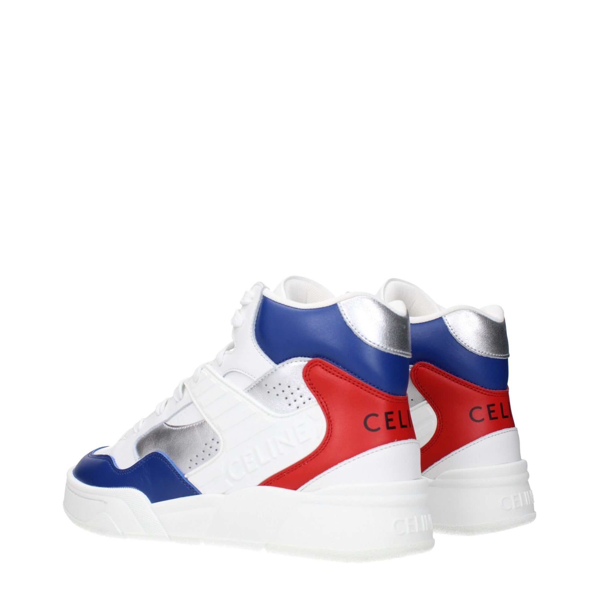 Celine White Leather Athletic Sneakers - ClickThatClicks 
