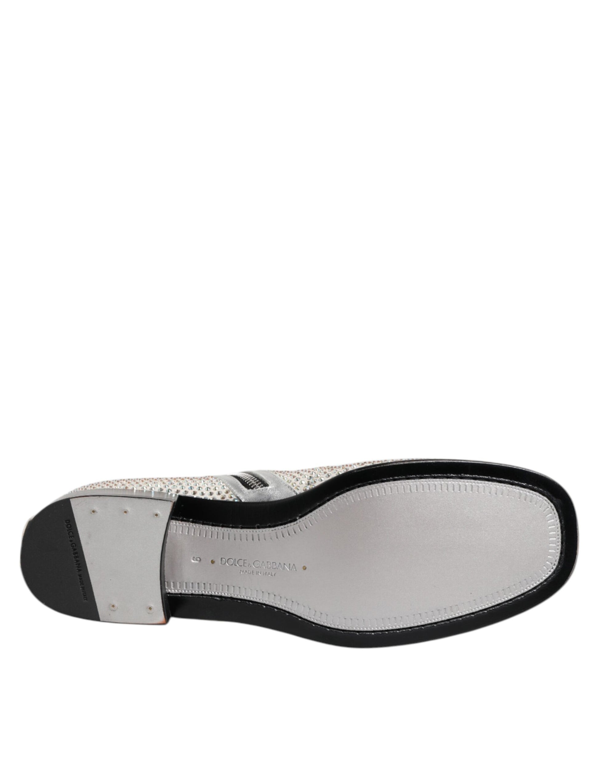 Dolce & Gabbana White Strass DG Logo Heels Ankle Boots Shoes - ClickThatClicks 