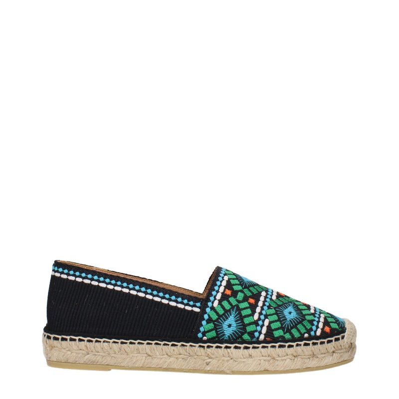 Prada Black Fabric Espadrilles