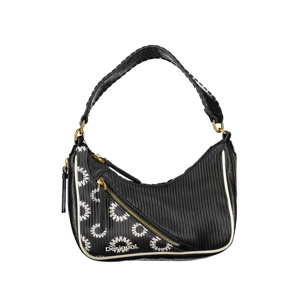Desigual Black Polyurethane Women Handbag - ClickThatClicks 