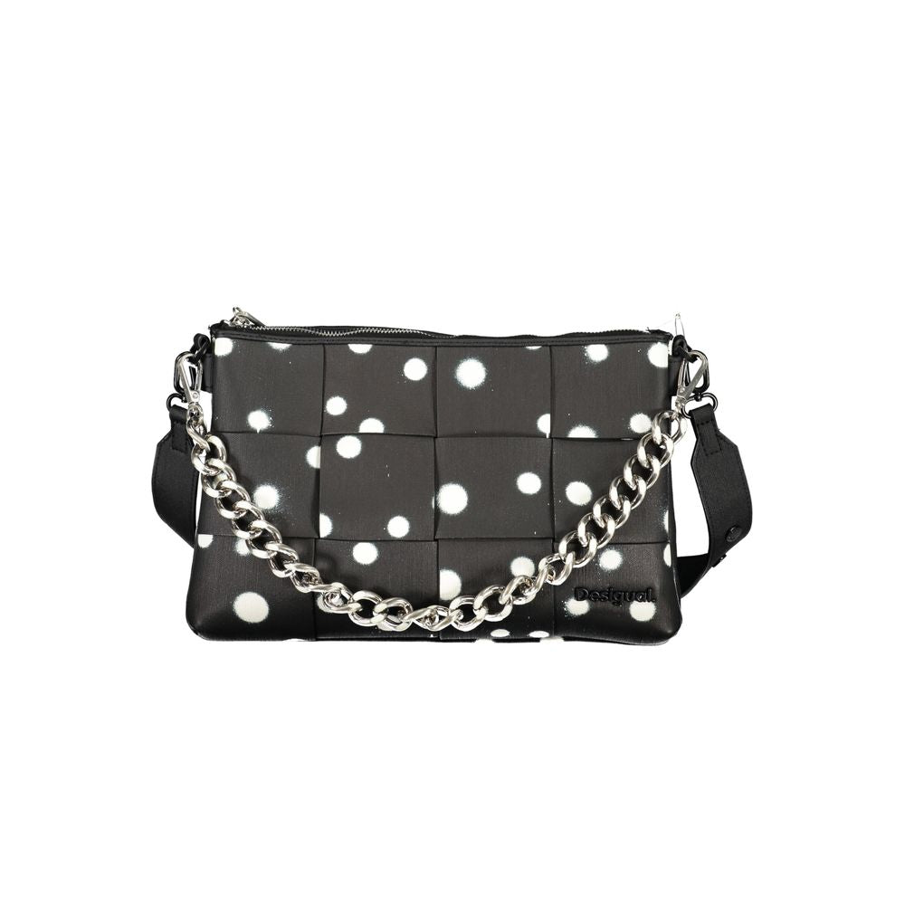 Desigual Black Polyurethane Women Bag - ClickThatClicks 