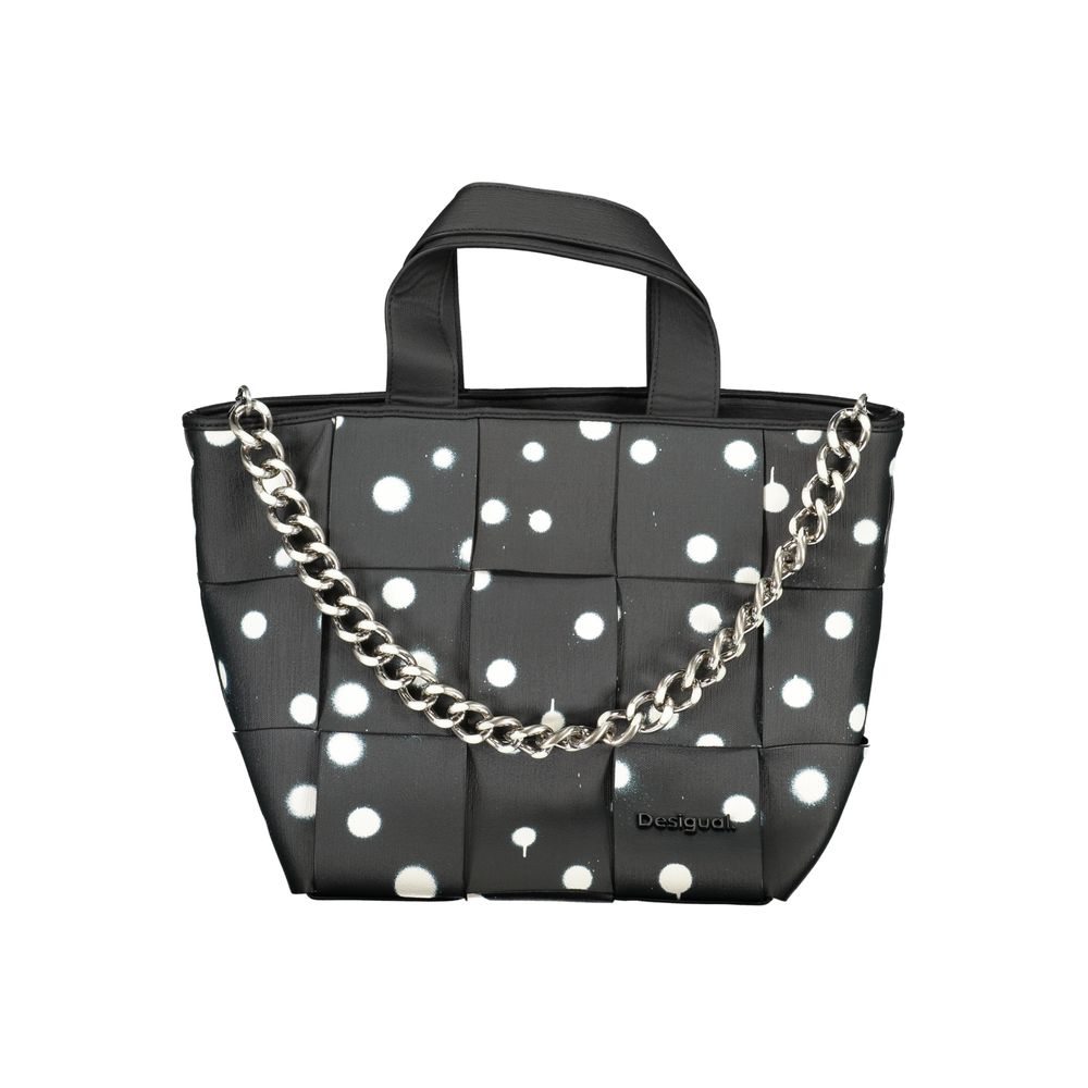 Desigual Nero Poliuretano Woman Shoulder Bag - ClickThatClicks 