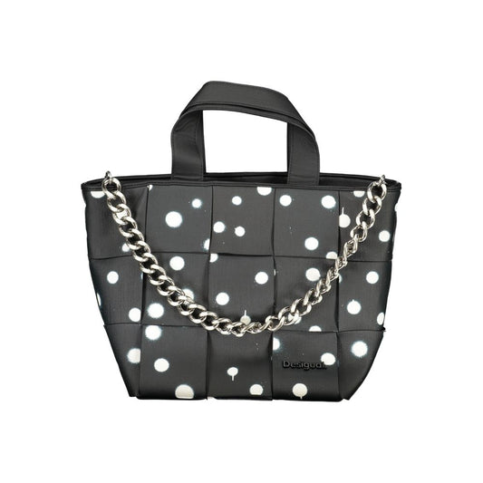 Desigual Nero Poliuretano Woman Shoulder Bag - ClickThatClicks 