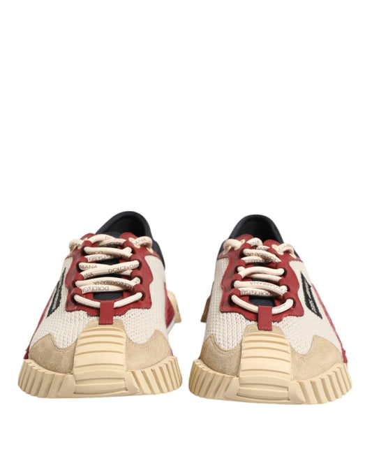 Dolce & Gabbana Multicolor Low Top NS1 Men Sneakers Shoes - ClickThatClicks 