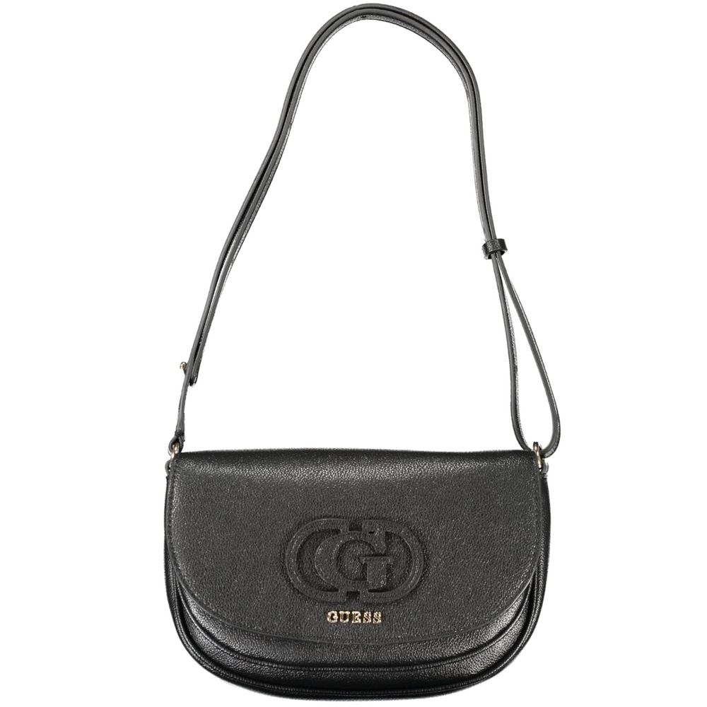 Guess Jeans Black Polyethylene Women Handbag - ClickThatClicks 