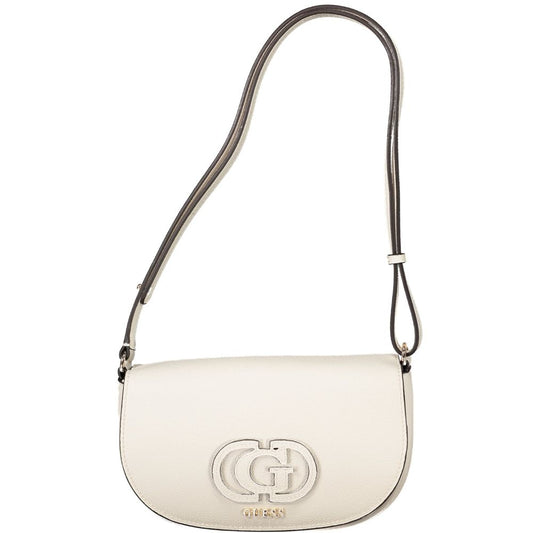 Guess Jeans Bianco Polyurethane Women Handbag - ClickThatClicks 