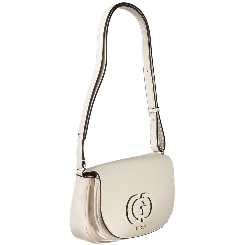 Guess Jeans Bianco Polyurethane Women Handbag - ClickThatClicks 