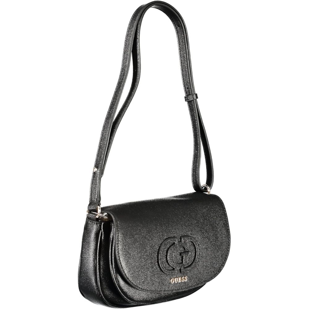 Guess Jeans Black Polyethylene Women Handbag - ClickThatClicks 