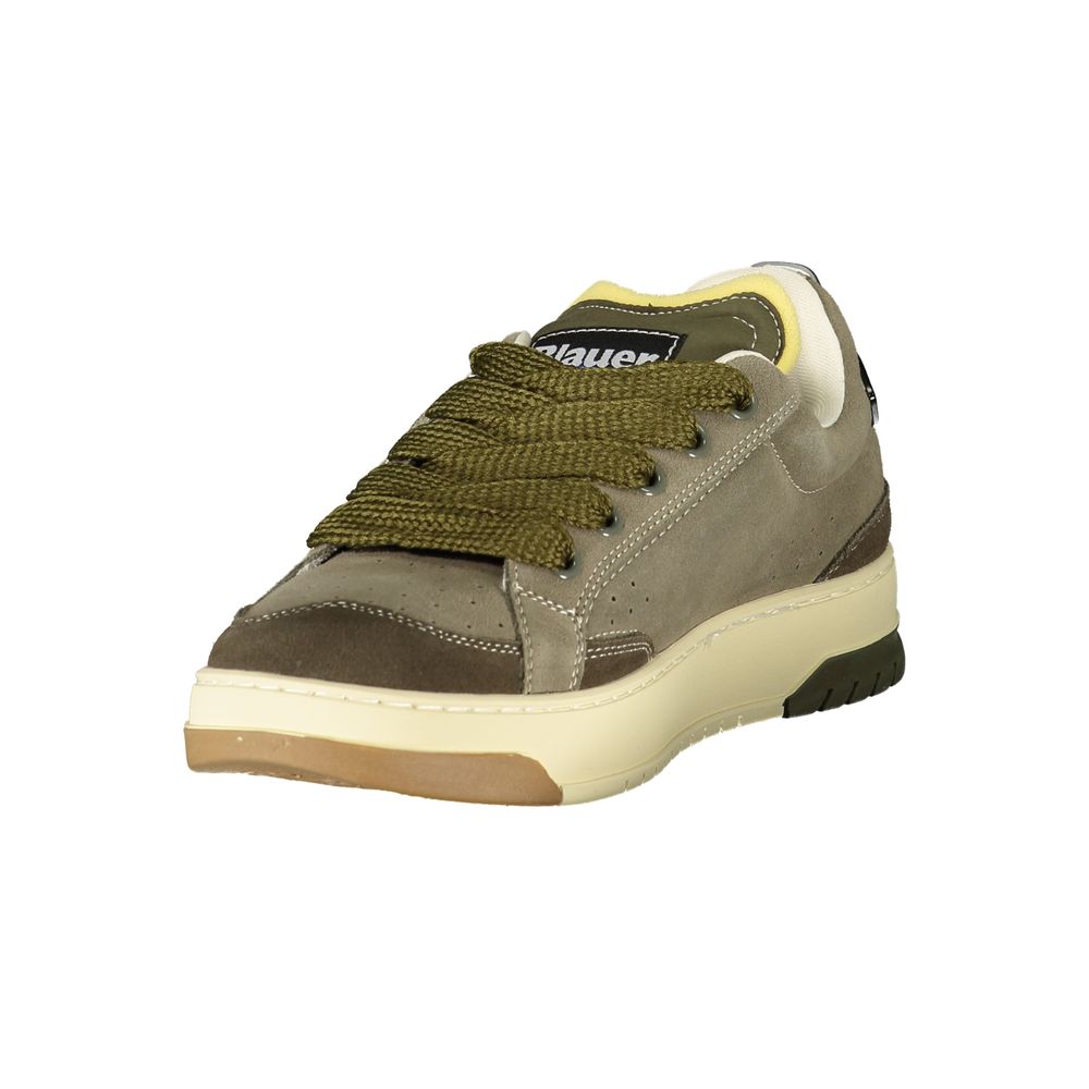 Blauer Verde Polyurethane Men Sneaker - ClickThatClicks 