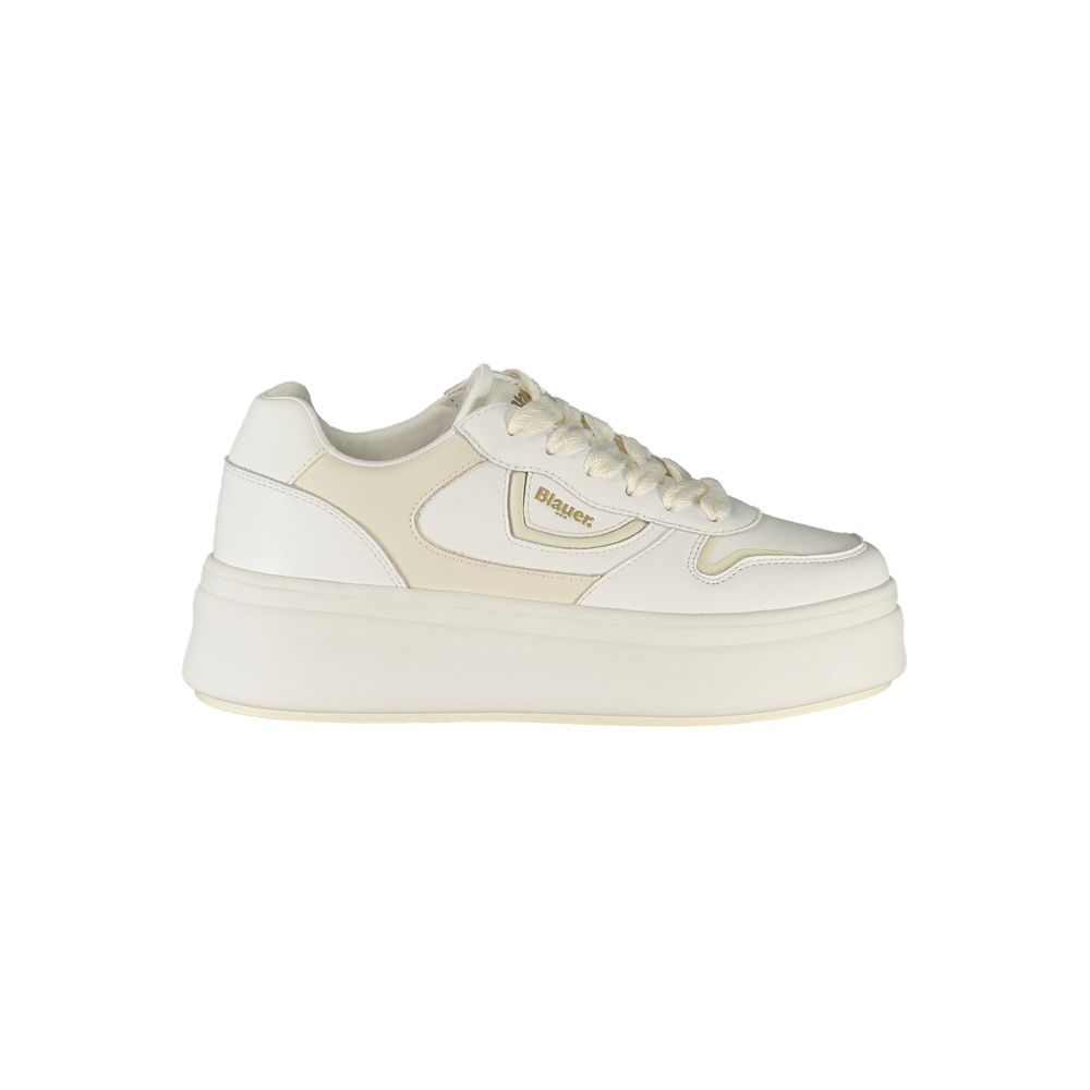 Blauer Bianco Poliuretano Donna Sneaker - ClickThatClicks 