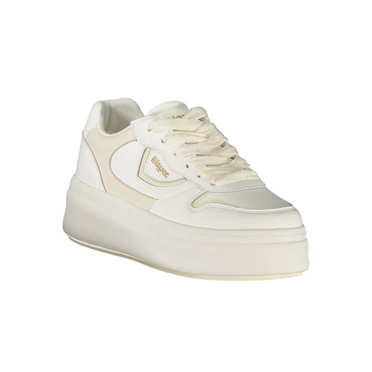 Blauer Bianco Poliuretano Donna Sneaker - ClickThatClicks 