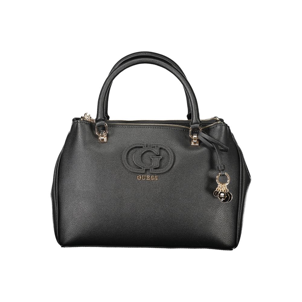 Guess Jeans Black Polyurethane Women's Handbag - ClickThatClicks 