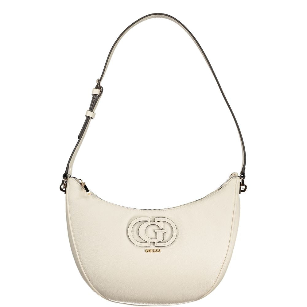 Guess Jeans Bianco Polyurethane Women Handbag - ClickThatClicks 
