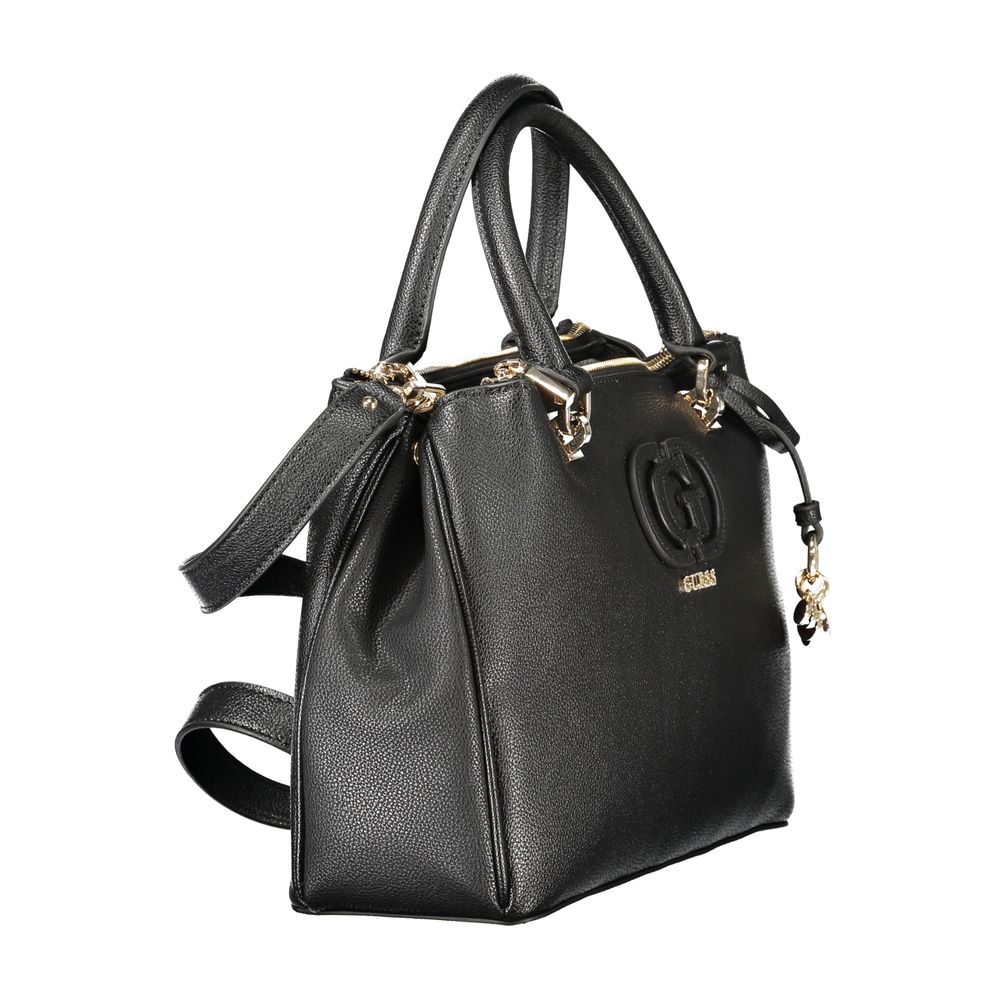 Guess Jeans Black Polyurethane Women's Handbag - ClickThatClicks 