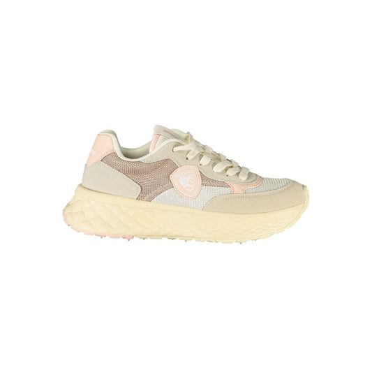 Blauer Beige Polyurethane Women Sneaker - ClickThatClicks 
