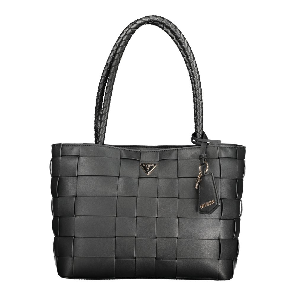 Guess Jeans Nero Poliuretano Women Handbag - ClickThatClicks 