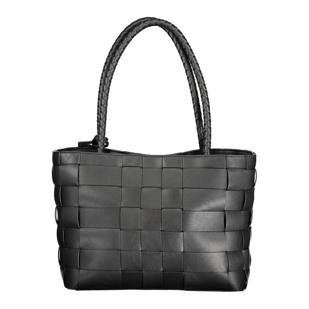 Guess Jeans Nero Poliuretano Women Handbag - ClickThatClicks 