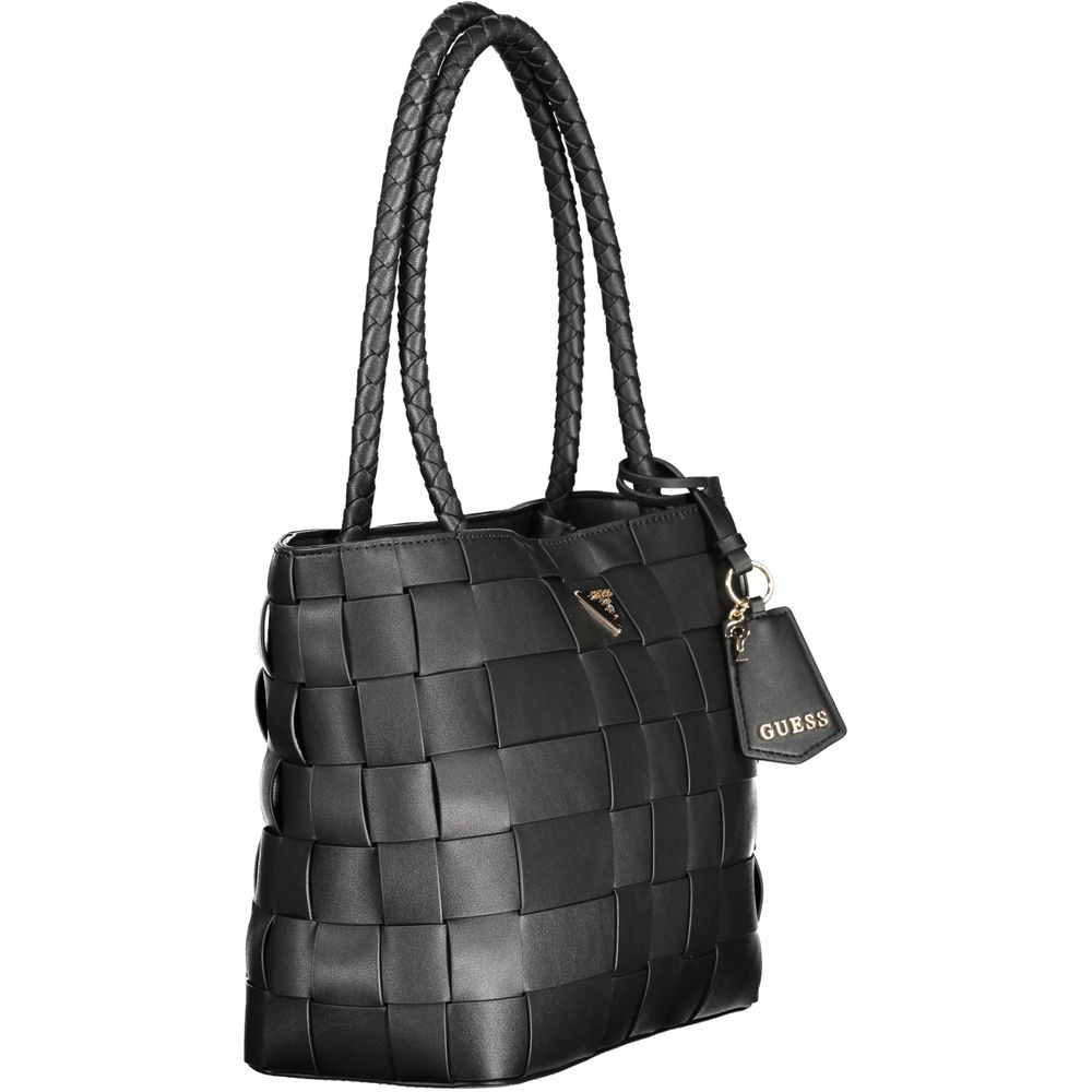 Guess Jeans Nero Poliuretano Women Handbag - ClickThatClicks 