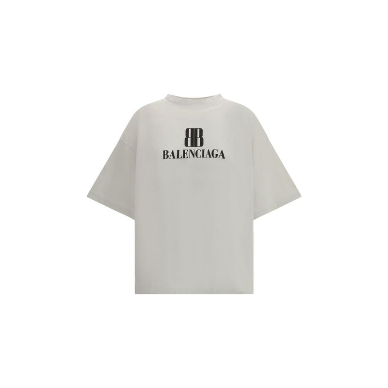 Balenciaga Gray Cotton T-Shirt