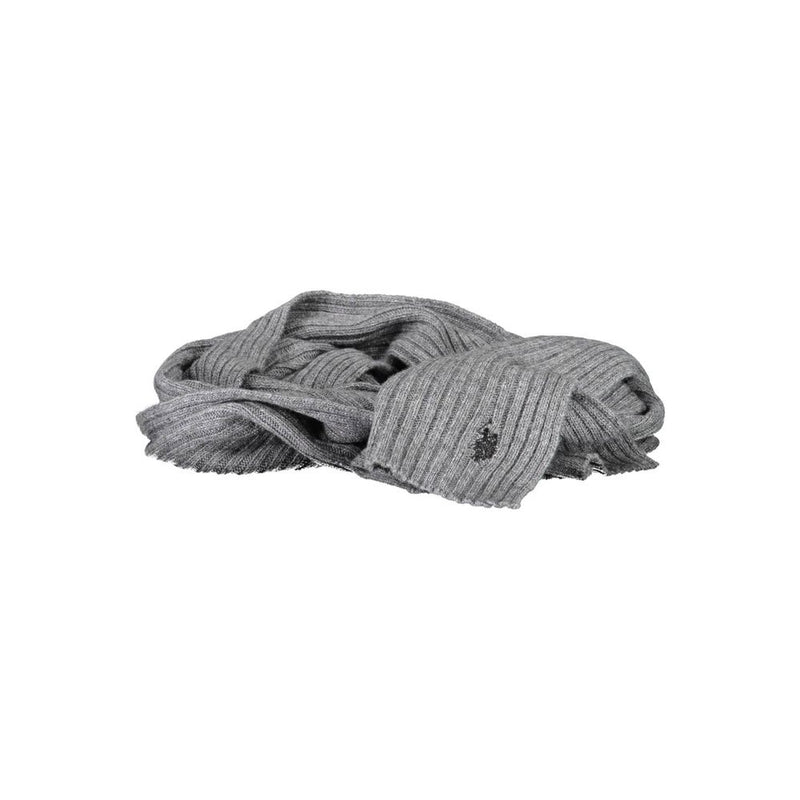 U.S. POLO ASSN. Gray Wool Scarf
