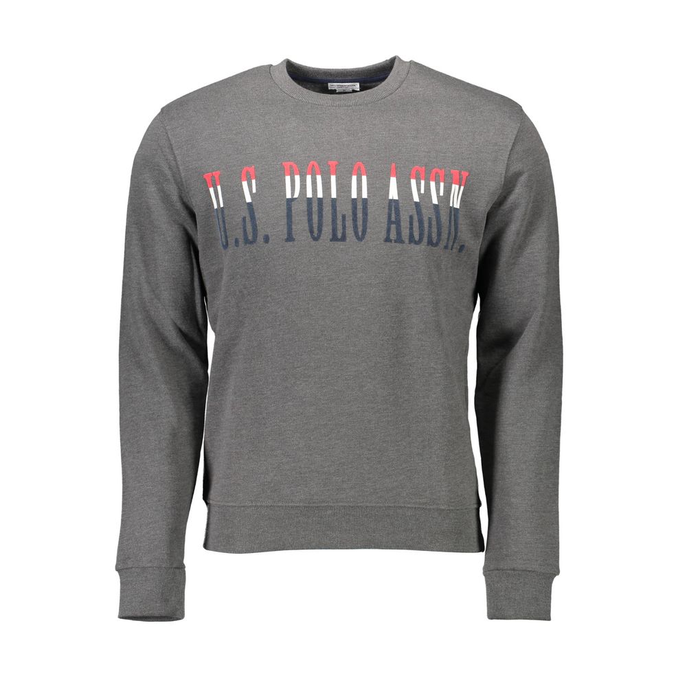 U.S. POLO ASSN. Gray Cotton Mens Sweatshirt - ClickThatClicks 