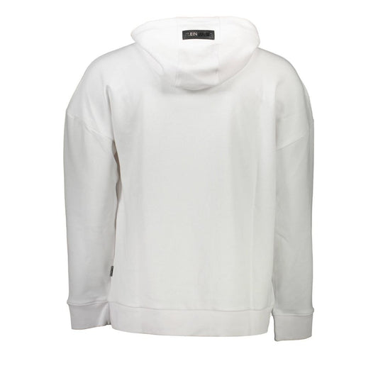Plein Sport White Cotton Men's Sweatshirt - ClickThatClicks 