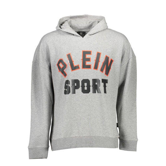 Plein Sport Grigio Cotton Men Sweatshirt - ClickThatClicks 