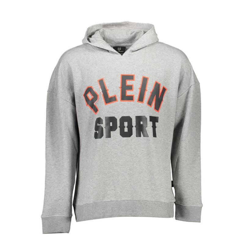 Plein Sport Gray Cotton Sweatshirt