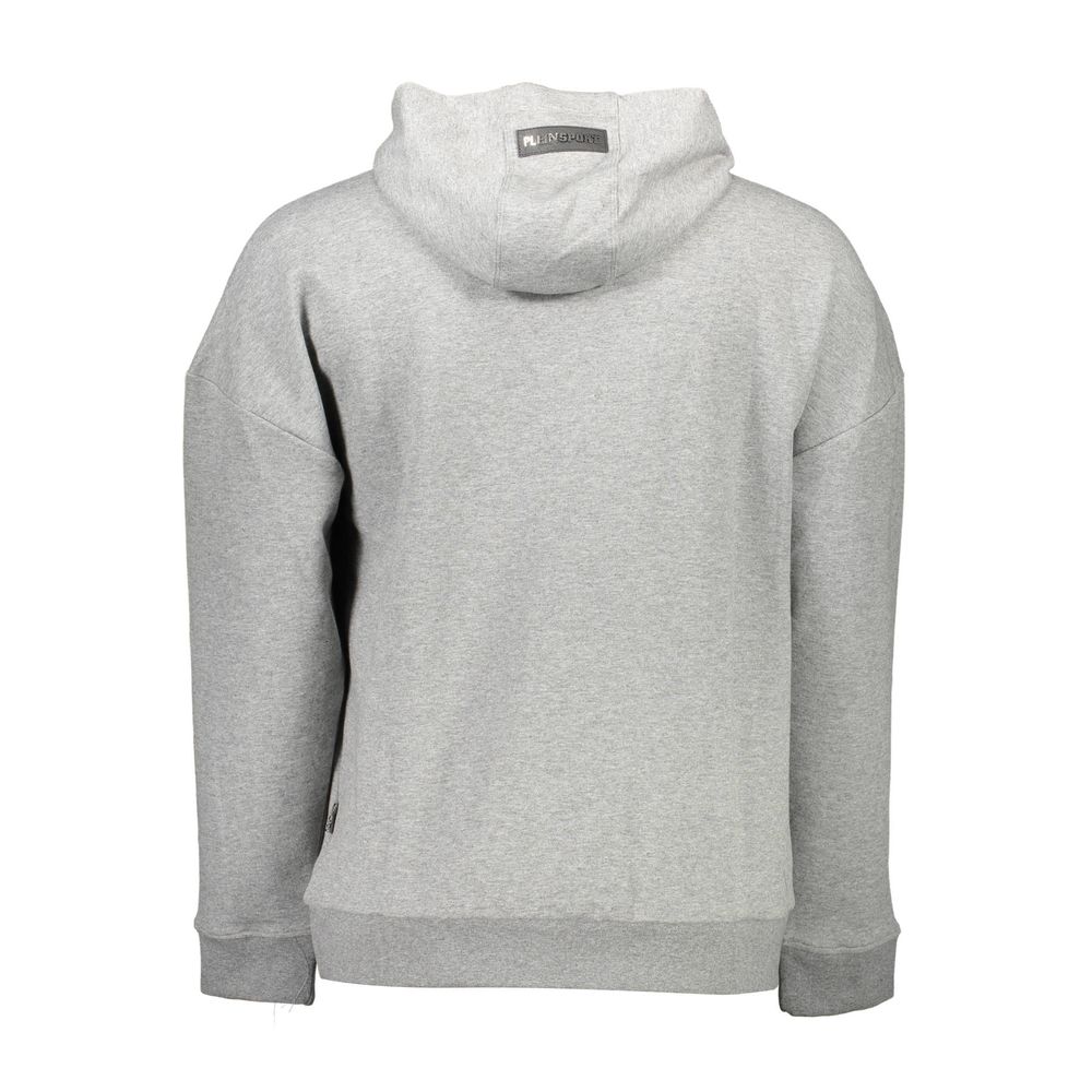 Plein Sport Grigio Cotton Men's Sweatshirt - ClickThatClicks 