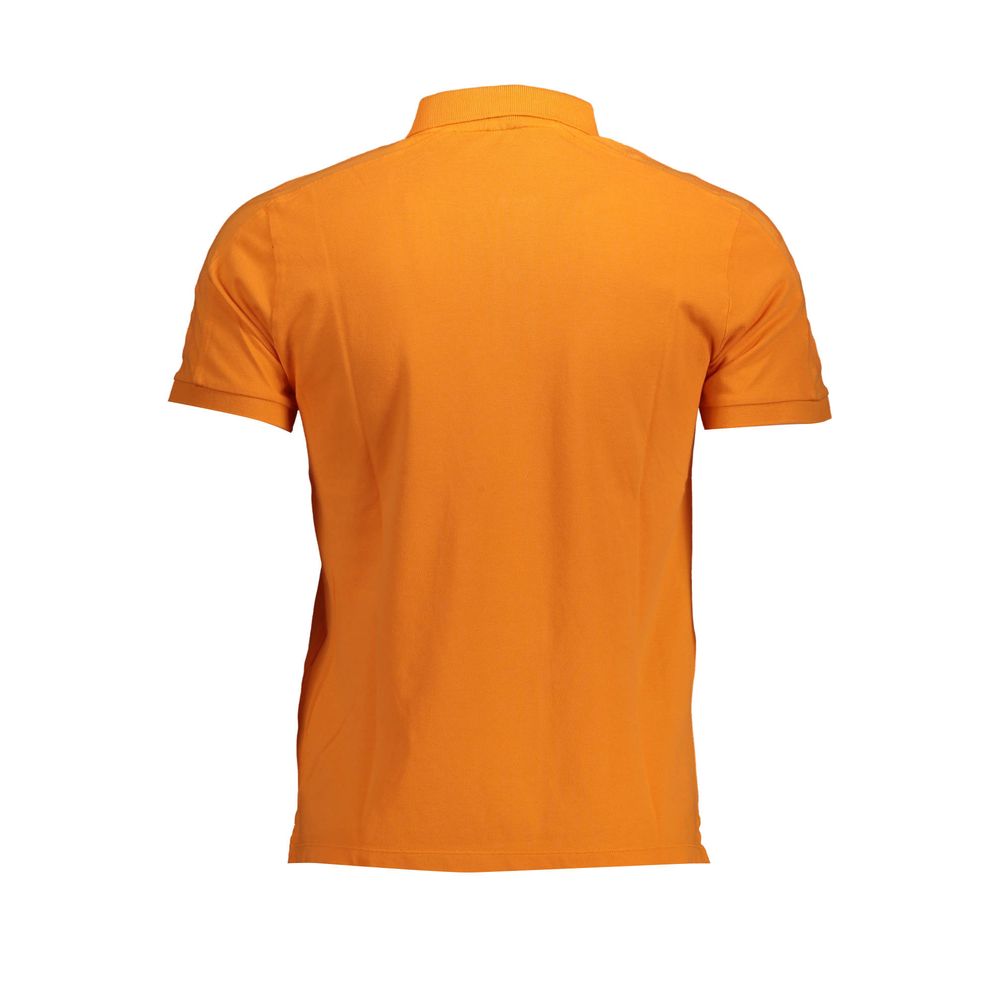 North Sails Arancione Cotton Men Polo - ClickThatClicks 