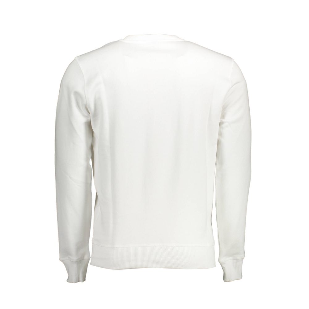 North Sails White Cotton Men's Sweatshirt - ClickThatClicks 