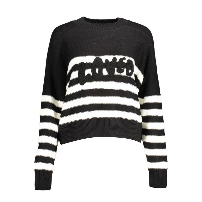 Desigual Black Cotton Sweater