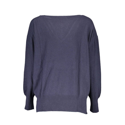 North Sails Blue Polyamide Women Sweater - ClickThatClicks 
